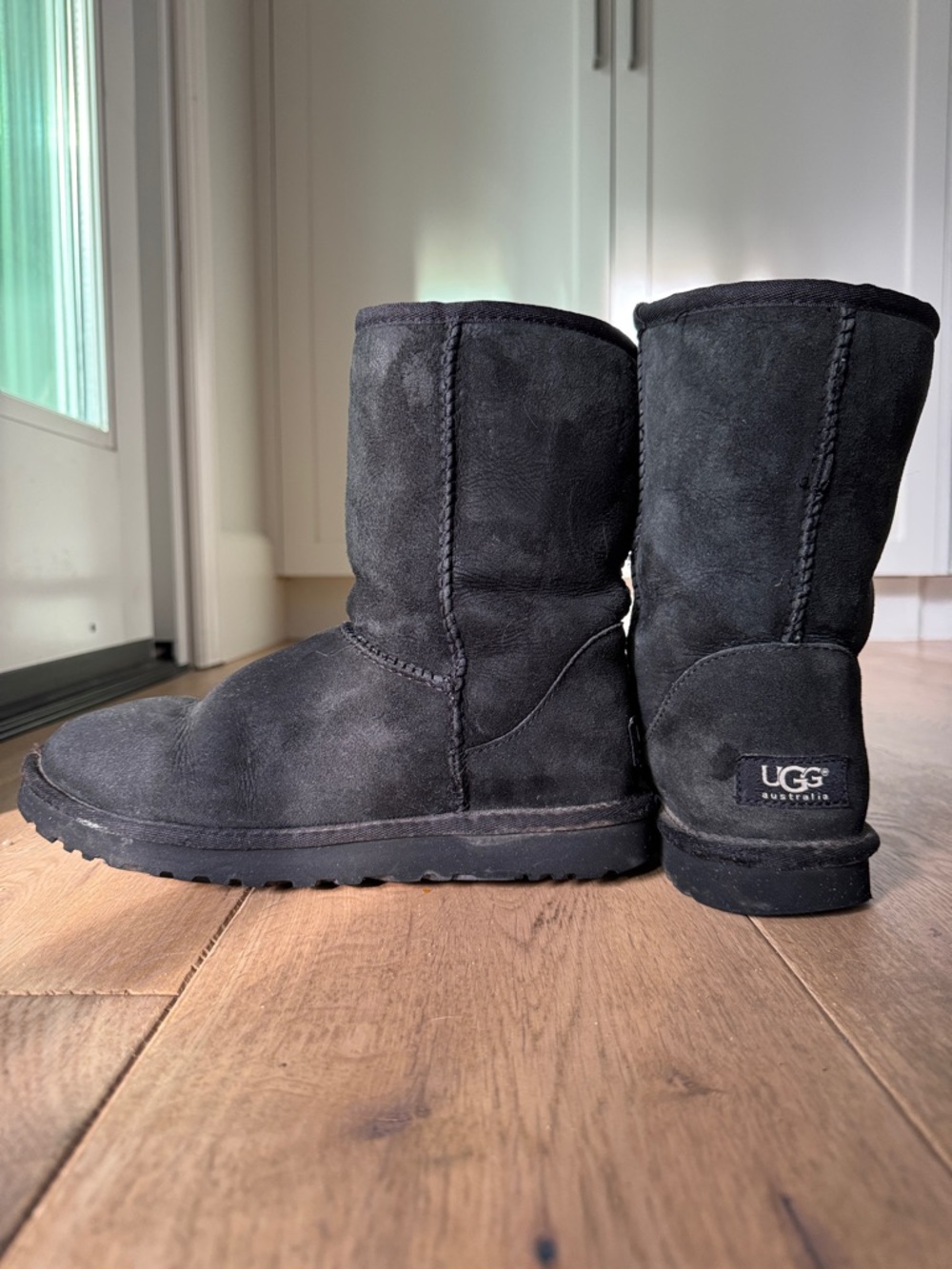 Authentic UGG Black Suede Short Boots